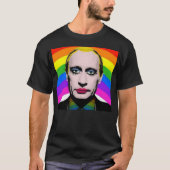 ロシアのウラジーミル五世プーチン大統領 Tシャツ (正面)