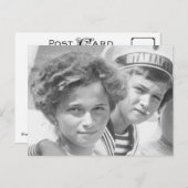 ロシアのオルガとサレビチ・アレクシスの子ども達 ポストカード (正面/裏面)