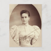 ロシアのオートグラフツァリーナRomanov Alix Hesse ポストカード (正面)