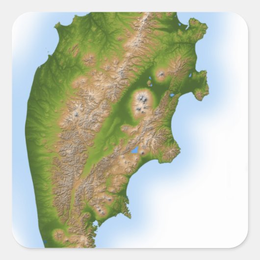 ロシアのカムチャッカ半島 スクエアシール (正面)