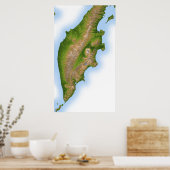 ロシアのカムチャッカ半島 ポスター (キッチン)