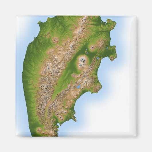 ロシアのカムチャッカ半島 マグネット (正面)