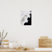 ロシアのカムチャッカ・クライにあるシベロチ火山 ポスター (キッチン)