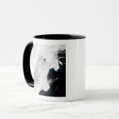 ロシアのカムチャッカ・クライにあるシベロチ火山 マグカップ (正面左)