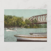 ロシアのカリフォルニア州ヘルズバーグの川 ポストカード (正面)