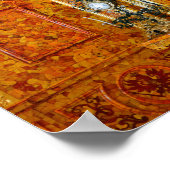 ロシアのキャサリン宮殿のアンバールーム12x8 ポスター (角)