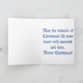 ロシアのクリスマスカードのクリスマス シーズンカード (内部)