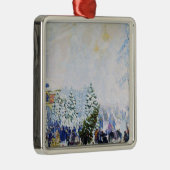 ロシアのクリスマスツリー市場(ボリス・クストディエフ) メタルオーナメント (右)