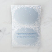 ロシアのクリスマス – Troika,Santa,雪だるま,ウサギ シーズンカード (内部)