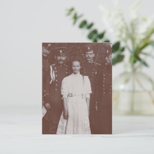 ロシアのタチアナ大公 - ロマノフ ポストカード (スタンド正面)