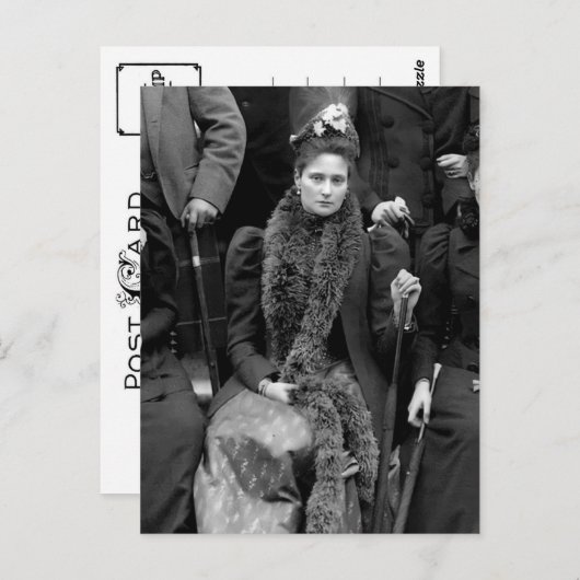 ロシアのツァリーナ王女エセのアリックス王女 ポストカード (正面/裏面)