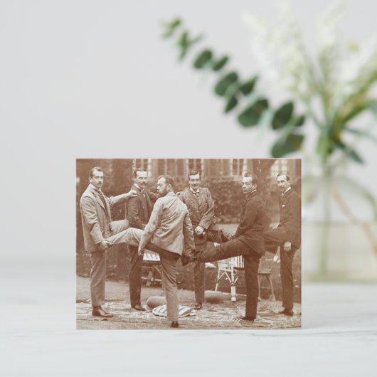 ロシアのツァルとツァリーナとヘッセの親戚1899 #2 ポストカード (スタンド正面)