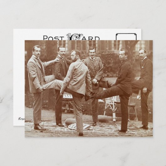 ロシアのツァルとツァリーナとヘッセの親戚1899 #2 ポストカード (正面/裏面)