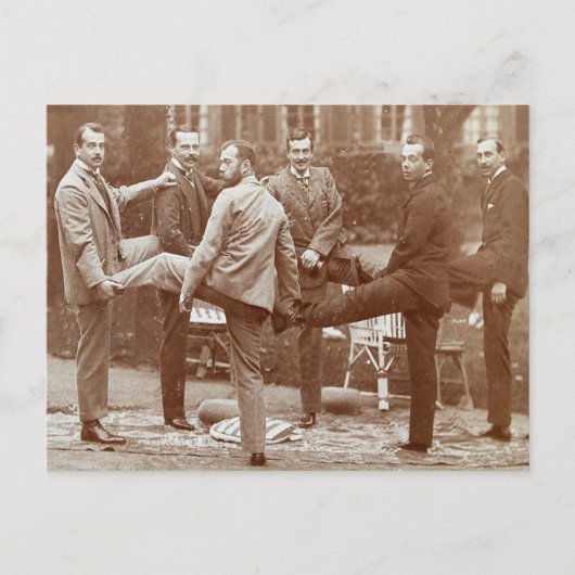 ロシアのツァルとツァリーナとヘッセの親戚1899 #2 ポストカード (正面)