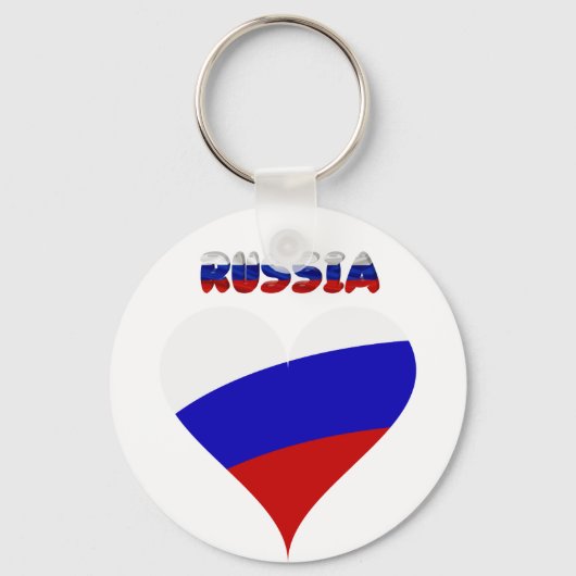 ロシアのハート キーホルダー (正面)