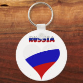 ロシアのハート キーホルダー (正面)