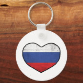 ロシアのハート キーホルダー (正面)