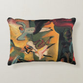 ロシアのバレエ（Ballet Russes） - アウグスト・マッケによる アクセントクッション (正面)