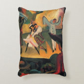 ロシアのバレエ（Ballet Russes） - アウグスト・マッケによる アクセントクッション (正面(垂直))