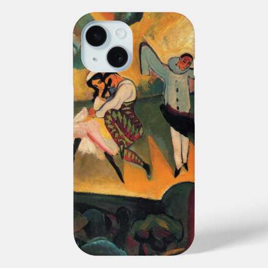 ロシアのバレエ（Ballet Russes）、August Mackeによる Case-Mate iPhoneケース (裏面)