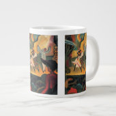 ロシアのバレエ(Ballet Russes) by August Macke ジャンボコーヒーマグカップ (正面右)