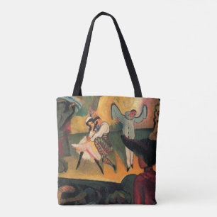 ロシアのバレエ(Ballet Russes) by August Macke トートバッグ