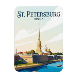 ロシアのペトロパブロフスク要塞 マグネット