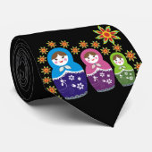 ロシアのマトリョシカ人形ネクタイ ネクタイ (ロール)