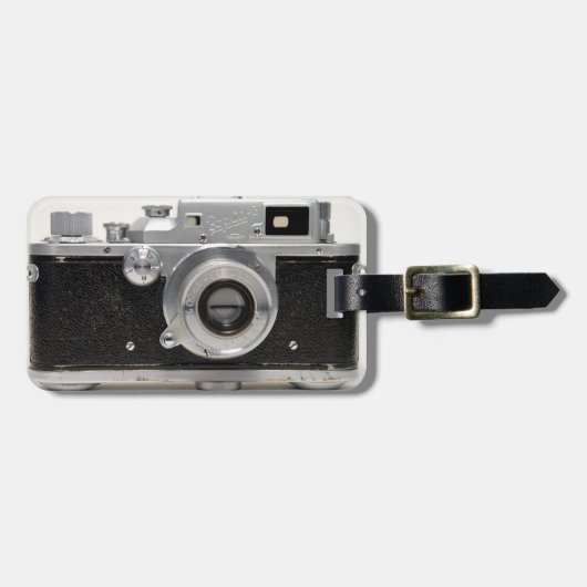 ロシアのヴィンテージカメラ集荷タグ ラゲッジタグ (正面横)