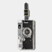 ロシアのヴィンテージカメラ集荷タグ ラゲッジタグ (正面縦)