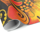 ロシアのヴィンテージ素晴らしフローラルパターン ラッピングペーパー (ロールコーナー)