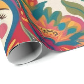 ロシアの人形を巣にするマトリョシカフローラの切り離し ラッピングペーパー (ロールコーナー)