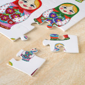 ロシアの人形 ジグソーパズル (側面)