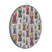 ロシアの人形 ダーツボード (正面左)