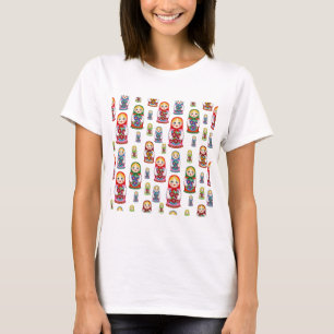 ロシアの人形 Tシャツ