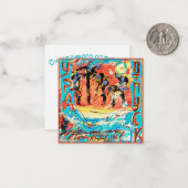 ロシアの休暇 / 休日 ノートカード (正面/裏面インサイチュ)