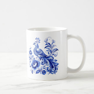 ロシアの伝統的な民芸ポーセリン風コーヒー コーヒーマグカップ