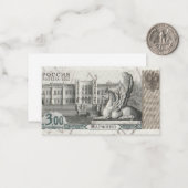 ロシアの切手 ノートカード (正面/裏面インサイチュ)