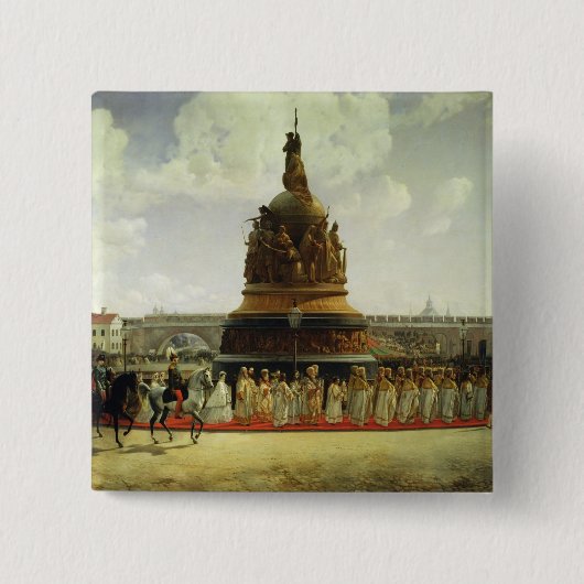 ロシアの千年間 缶バッジ (正面)