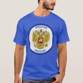 ロシアの双頭の鷲 サークル型 Tシャツ (正面)