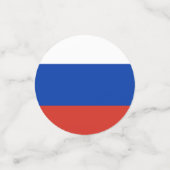 ロシアの国旗 コンフェッティ (スモール正面)