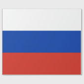 ロシアの国旗(ロシア) ラッピングペーパー (フラット)