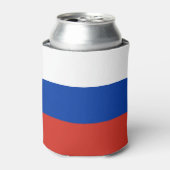 ロシアの国旗 缶クーラー (缶正面)