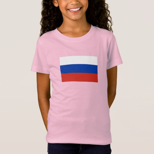 ロシアの国旗 Tシャツ (正面)