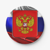 ロシアの国章 ペーパープレート (正面)