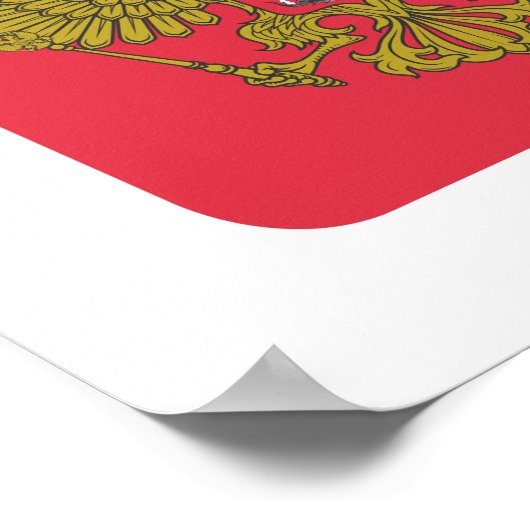 ロシアの国章 ポスター (角)