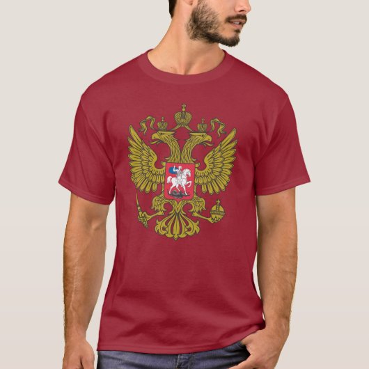 ロシアの国章 Tシャツ (正面)