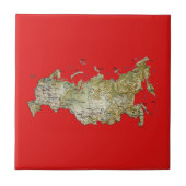 ロシアの地図タイル タイル (正面)