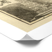 ロシアの地図1786 ポスター (角)