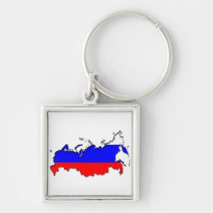 ロシアの地図 キーホルダー
